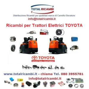 Distribuiamo Ricambi Ricambi per Trattori Elettrici Toyota