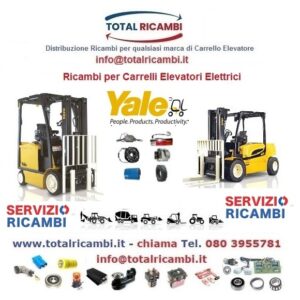 Distribuiamo Ricambi per Carrello Elevatore Elettrico Yale da ERC-P16 a ERP16