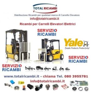 Distribuiamo Ricambi per Carrello Elevatore Elettrico Yale da ERC20 a ERC55