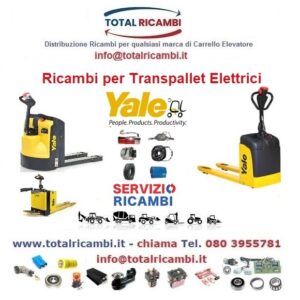 Distribuiamo Ricambi per Transpallet Elettrici Yale MP13 a MP30