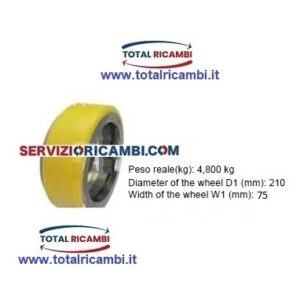 Distribuiamo Ruota Motrice 210X75 per Transpallet