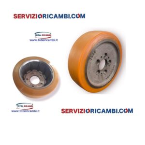 Distribuiamo Ruota Motrice 230x70 e Rulli per Transpallet Detas - Rocla - 7648
