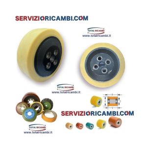 Distribuiamo 254x85x190 ruota motrice a 4 fori per Transpallet Crown