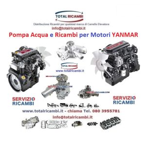 Distribuiamo Pompe Acqua e Ricambi per motori industriali Yanmar e ricambi Motori Marini