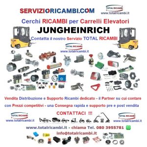 Distribuiamo Ricambi per Carrelli Elevatori e Muletti Jungheinrich vendita e supporto ricambi Total spare parts service