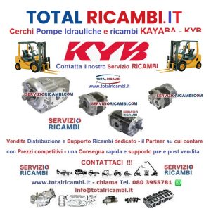Distribuiamo Pompa Idraulica Kayaba-KYB per Carrelli Elevatori e Muletti , vendita e supporto Servizio ricambi Total spare parts service