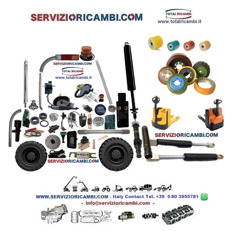 Distributore di Ricambi per Carrelli Elevatori e Muletti e Transpallet di qualsiasi marca, Ruote e Rulli Transpallet in vulkollan e Ruote in poliuretano